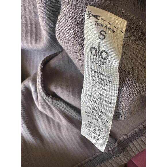 Alo Yoga Ribbed Insight Tank Purple Dusk Women's Size Small - Picture 12 of 14